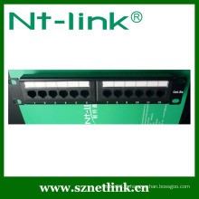 Shenzhen Netlink 10 pouces UTP Cat5e 12 Port Patch Panel